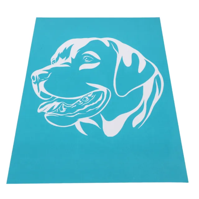 Gummi Siebdruck Wiederverwendbare Malerei Hund Siebdruckschablone Kreide