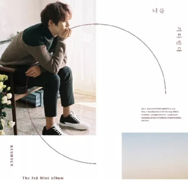 K-POP KYUHYUN SUPER JUNIOR 3rd Mini Album [I WAIT FOR YOU] CD+P.Book+2p Postcard