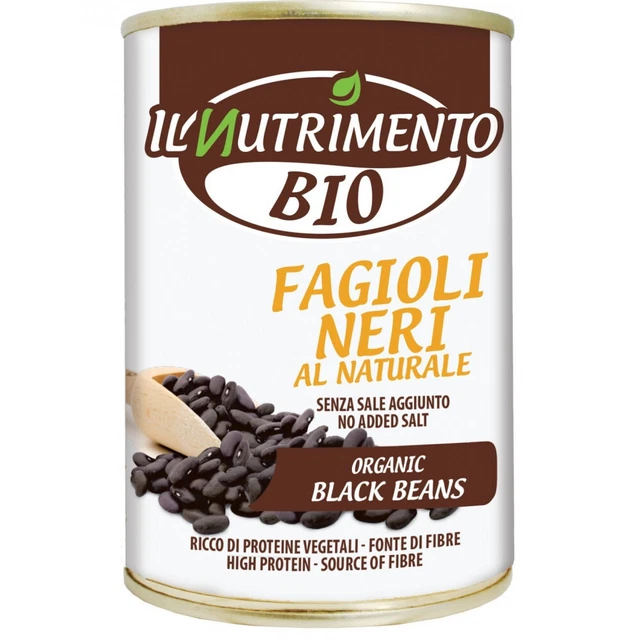 Fagioli neri naturali - 400g Probios  - Italia Spezie®