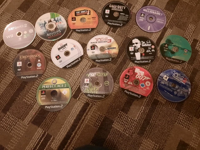 15 X Loose Ps2,  PS1 , Wii Xbox DISCS BUNDLE