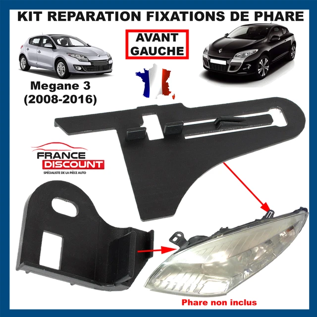 Lot De 2 Kits Réparation Patte De Fixation Phare Avant Gauche + Droit - C4 I & Coupé 2004-2011