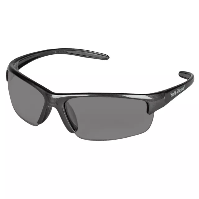 Smith Wesson 21297 Equalizer Safety Glasses Gun Metal Frame Anti-Fog Smoke Lens