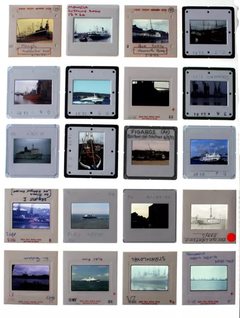 20 x 35mm Maritime slides, featuring an assortment of ships. (302)