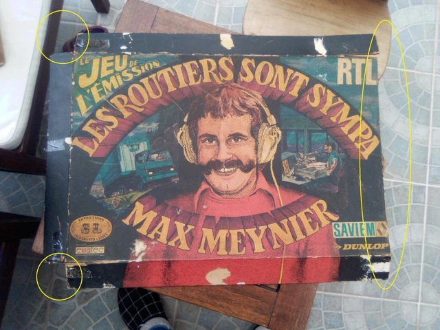 JEU DE SOCIÉTÉ Vintage Les Routiers Sont Sympas 1976 Max Meynier Saviem - Foto 3