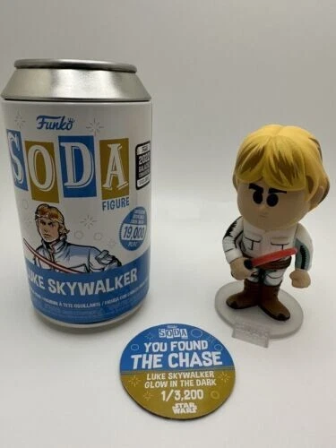 Funko POP Soda Star Wars Galactic Convention Luke Skywalker Chase Glow GitD