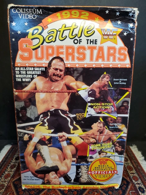 WWF BATTLE OF THE SUPERSTARS 1992 vhs COLISEUM VIDEO wrestling JAKE
