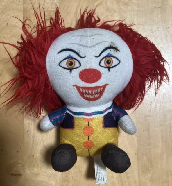IT 7" PENNYWISE Plush Toy, It Movie, Creepy Halloween Clown