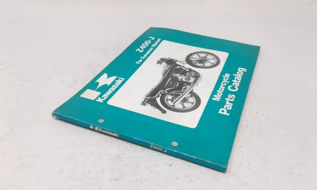 Catalogo Ricambi Kawasaki Z400-J Parts Catalog Year 1981 99910-1235-01 New 2