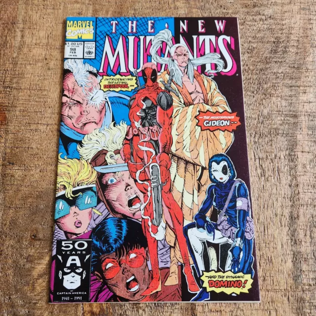 New Mutants #98 Deadpool First Appearance February 1991 Marvel Comics VF/NM 9.0