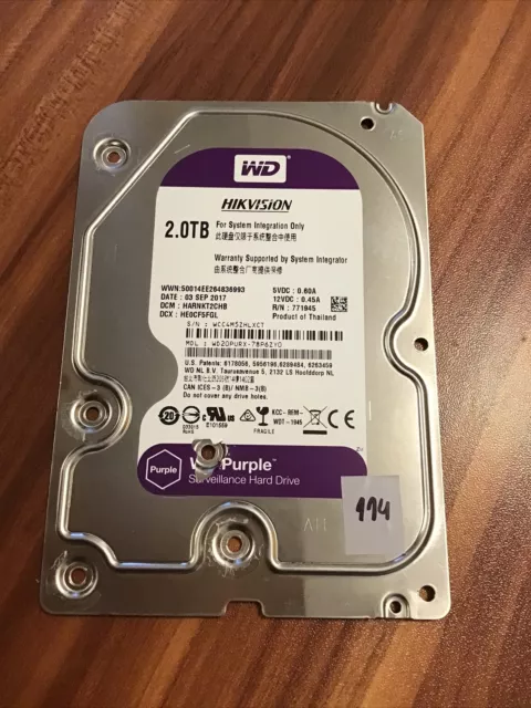 Western Digital Wd20Purx-78P6Zy0 Pcb