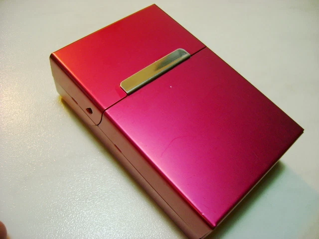 Portasigarette In Alluminio Sinzau - Antiurto, Antiacqua, Chiusura Magnetica, 2 Pezzi - Foto 3