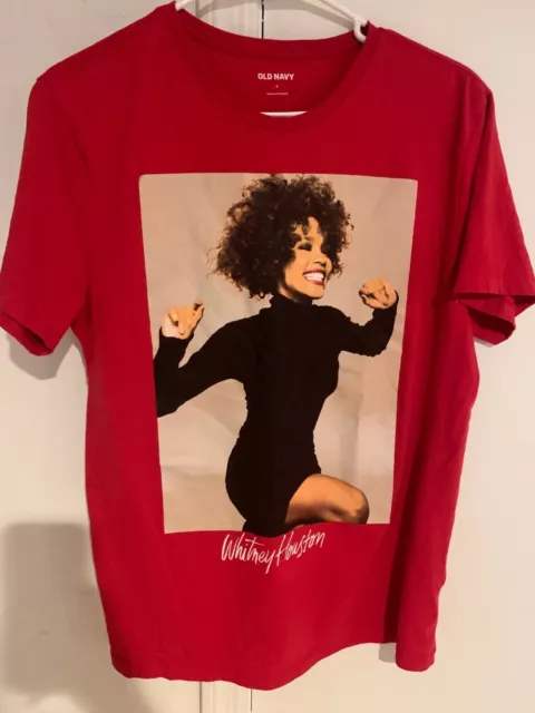 Whitney Houston Pop Diva Adult Small 80s 90s Pop Music T-Shirt