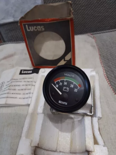 Lucas 24V  Volt Meter Still Boxed Never Been Used In Excellent Condition