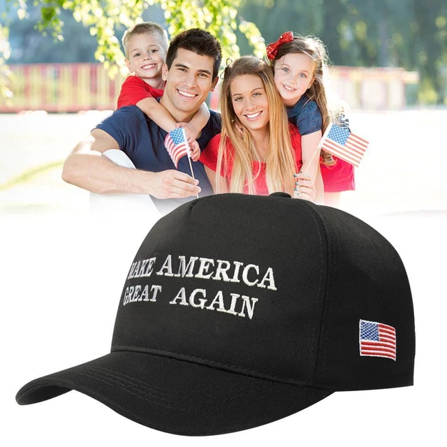 Cappello MAGA Make America Great Again Presidente Donald Trump ricamato