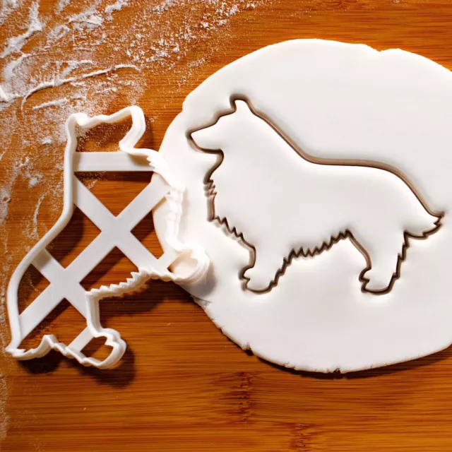 Shetland Sheepdog Outline cookie cutter - Bake cute Sheltie herding dog treats