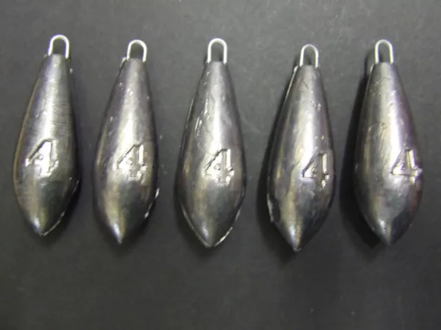 10 x 4oz FFT PRO Beach Bomb Lead Weights Lure Cod Sea Pier Mackerel Bait Fishing