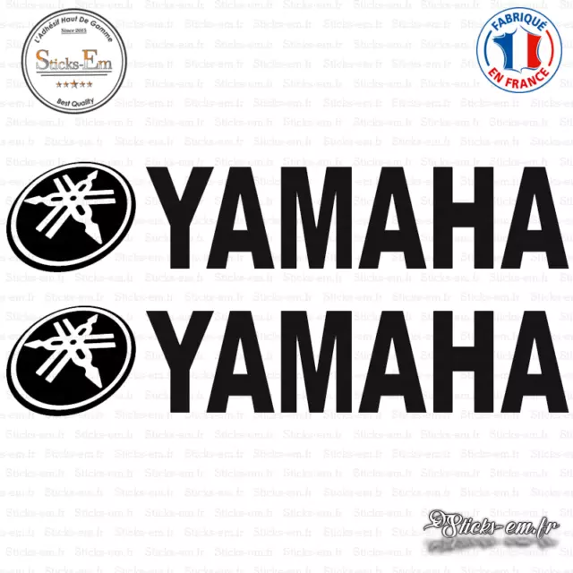 2 Stickers Yamaha Logo Decal Aufkleber Pegatinas YAM05 Couleurs au choix