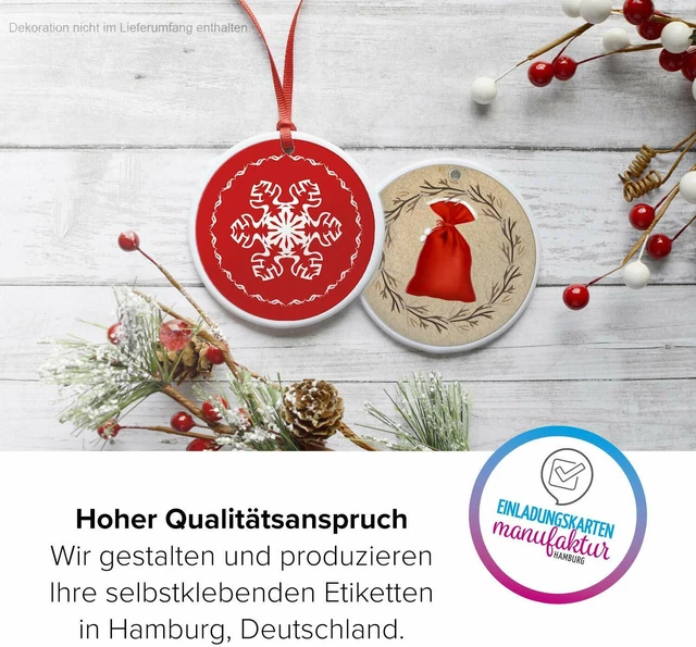 48 Weihnachtsaufkleber Geschenk Aufkleber Etiketten Weihnachten Xmas Mix Set 3