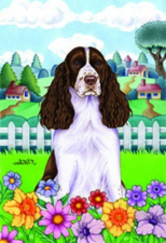 Spring House Flag - English Springer Spaniel 73080