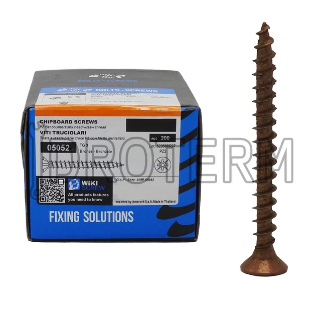 Viti TORX Per Legno Panelvit TX &ndash; Autofilettanti, Anti Corrosione