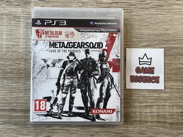 METAL GEAR SOLID 4 25th Anniversary PS3 Complet PAL FR Poster