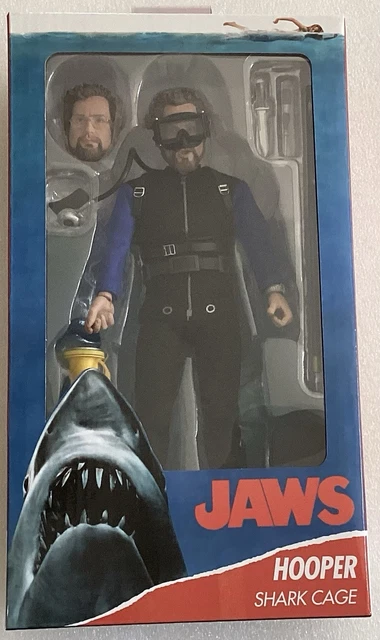 Figurine Neca Jaws - Matt Hooper Dans La Cage à Requin - 20 Cm - Neuf