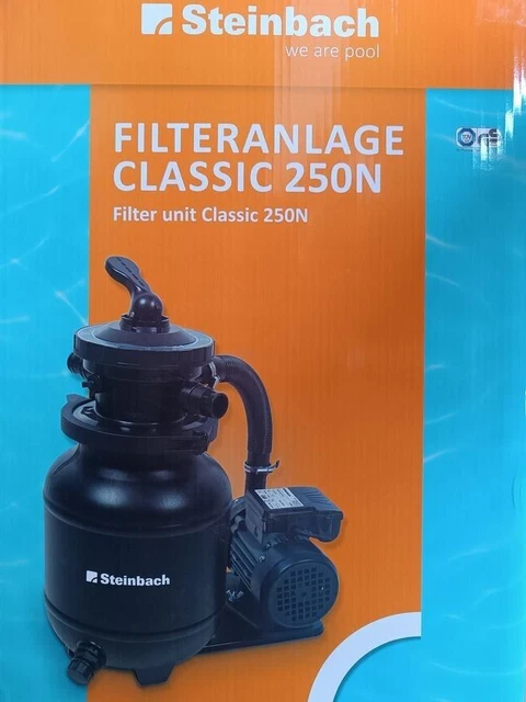 Steinbach Sandfilteranlage Speed Clean Classic 250n Bedienungsanleitung STEINBACH SANDFILTERANLAGE SPEED Clean Classic 250N Filteranlage