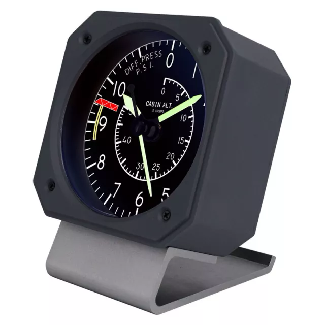 FMA FCS Aviation Quartz Horloge Métal Simulation Instrument de Vol Engrenage Gea