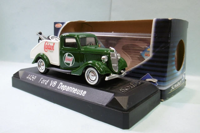 Miniature Solido Ford V8 1936 - Dépanneuse Michelin Jaune, échelle 1/19, Fabriquée En France
