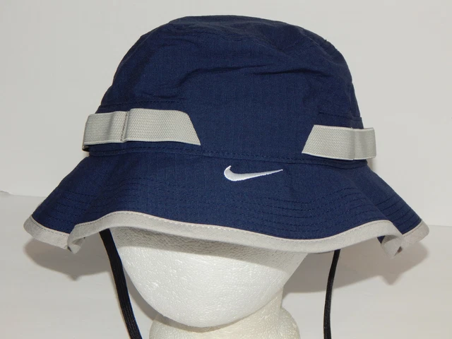 blue nike bucket hat