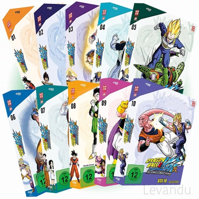 DVD DRAGONBALL Z KAI - BOX 1-10 (Episoden 1-167 der Anime-Serie) - 40 DVD's
