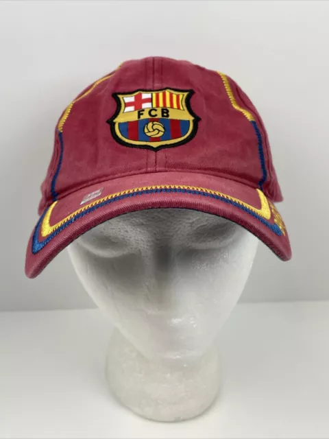 Fc Barcelona Soccer Hat Cap Fcb Official Adjustable