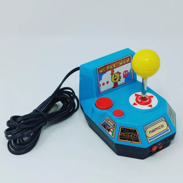 Namco Ms Pac-Man 5 in 1 2004 Jakks Plug N Play TV Game System - Tested