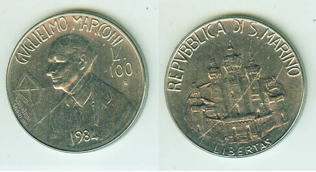 100 Lire 1984     San Marino