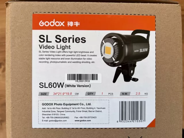 Godox SL 60W Videofilmer LED Licht - 5600K+++NEU++OVP