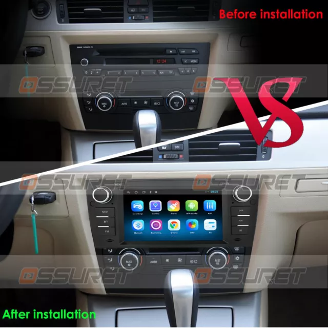 Android 10.0 Autoradio DAB+ Navi TPMS GPS Bluetooth SWC für BMW E90 E91 E92 E93