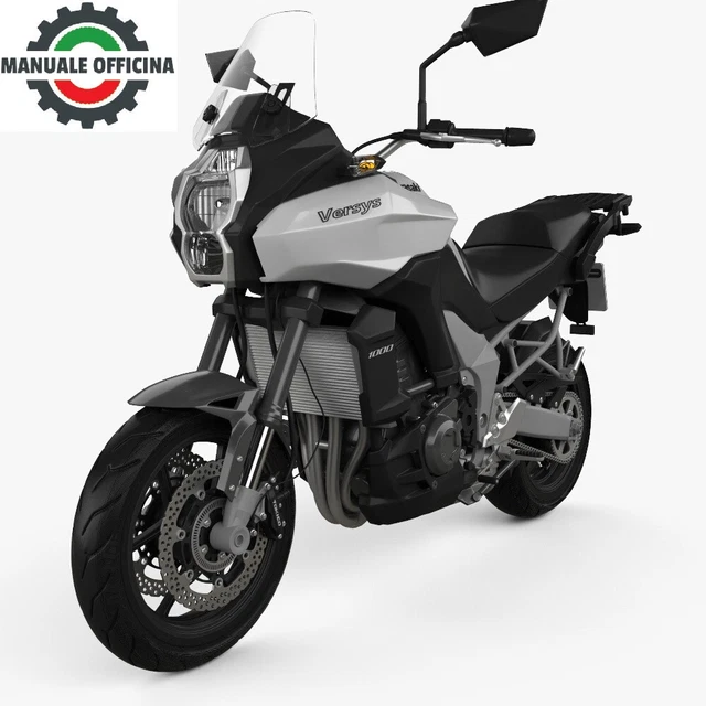 Manuale Officina Kawasaki Versys 1000 2011 - 2014 Riparazione Tagliando Service