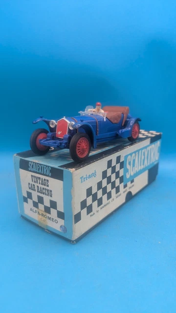 Ancienne Voiture Scalectric – Alpha Romeo MM/C65 – Jouet De Collection