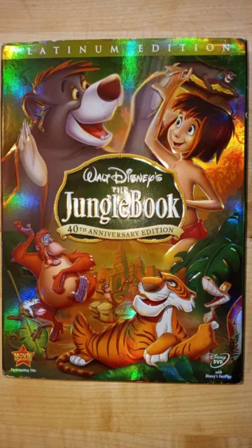Walt Disney's The Jungle Book 40th Anniversary Edition DVD 2 disc set