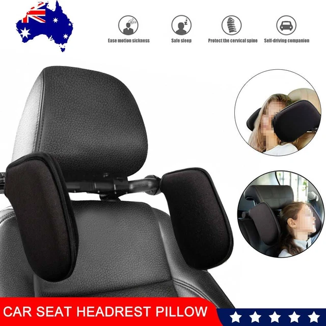 Adjustable Car Seat Headrest Pillow Head Neck Support Pad Travel Rest For Kids