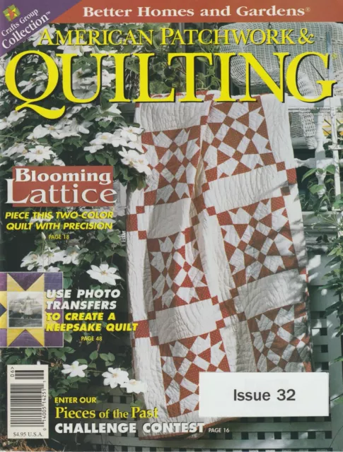 American Patchwork & Quilting Issue 32 Volume 6 No.3 June 1998