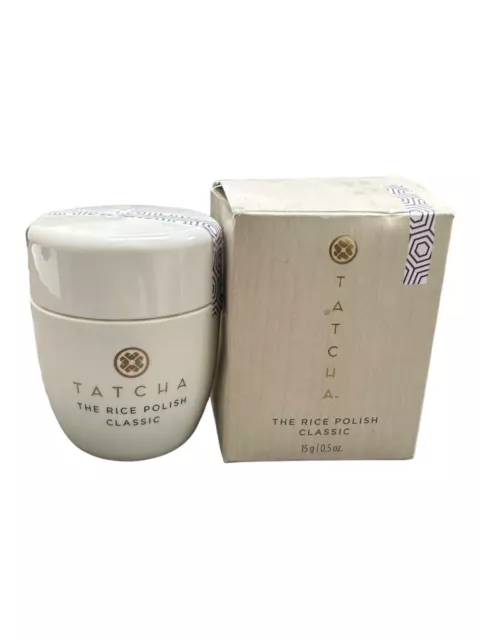 TATCHA THE RICE POLISH: CLASSIC 0.5 Oz. / 15 g new in box