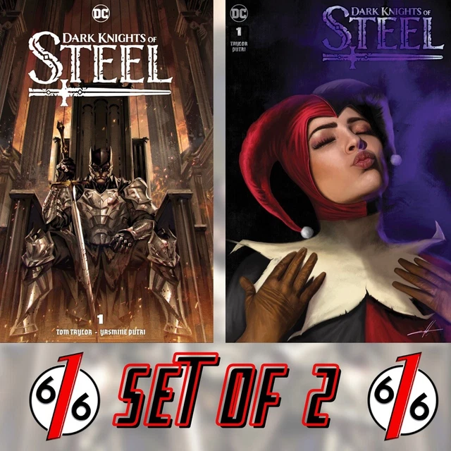 🚨🔥🗡 DARK KNIGHTS OF STEEL #1 KAEL NGU & CARLA COHEN Trade Dress Variant SET