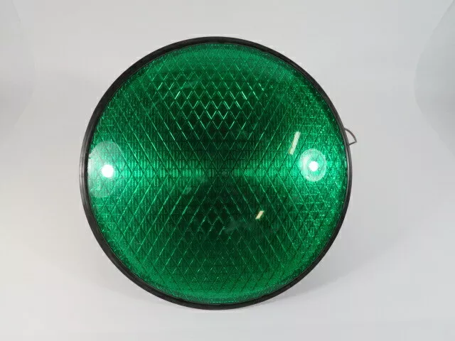 Dialight 433-2220-001 Green Traffic Signal 120VAC 12" USED