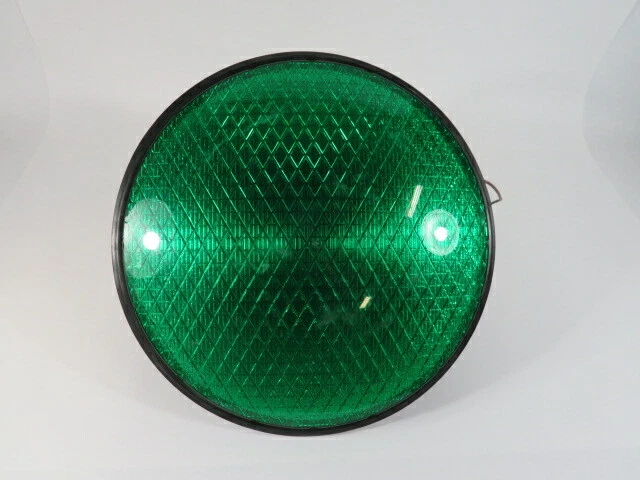 Dialight 433-2220-001 Green Traffic Signal 120VAC 12" USED
