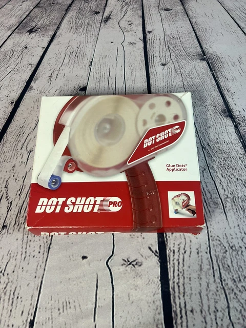 Dot Shot Pro Glue Dot Industrial Grade Applicator Sticker Label