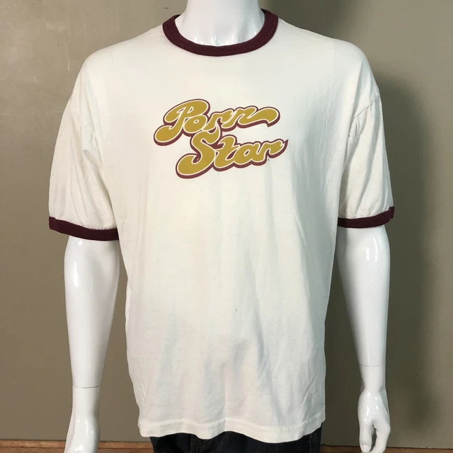 【Porn Star】90s USA製 Oval Logo Ringer Tee Porn Star】90s USA製 Oval Logo Ringer Tee - メルカリ