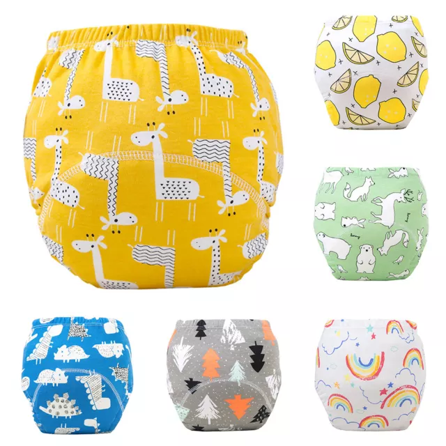 Bambino Neonato Impermeabile Riutilizzabile Cotone Vasino Training Pants Nappy