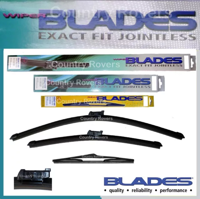 PEUGEOT 2008 WIPER BLADES 2020 to 2023 HIGH QUALITY BRAND SIZES 24"  16" & 12"