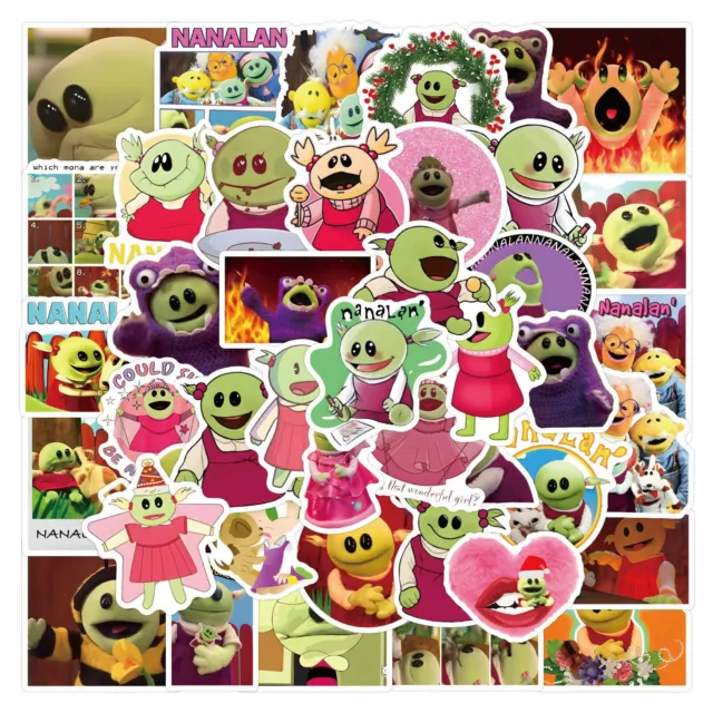 55X Nanalan Children's TV Nana Land Stickers Kids Friendly Pre School Party Bag